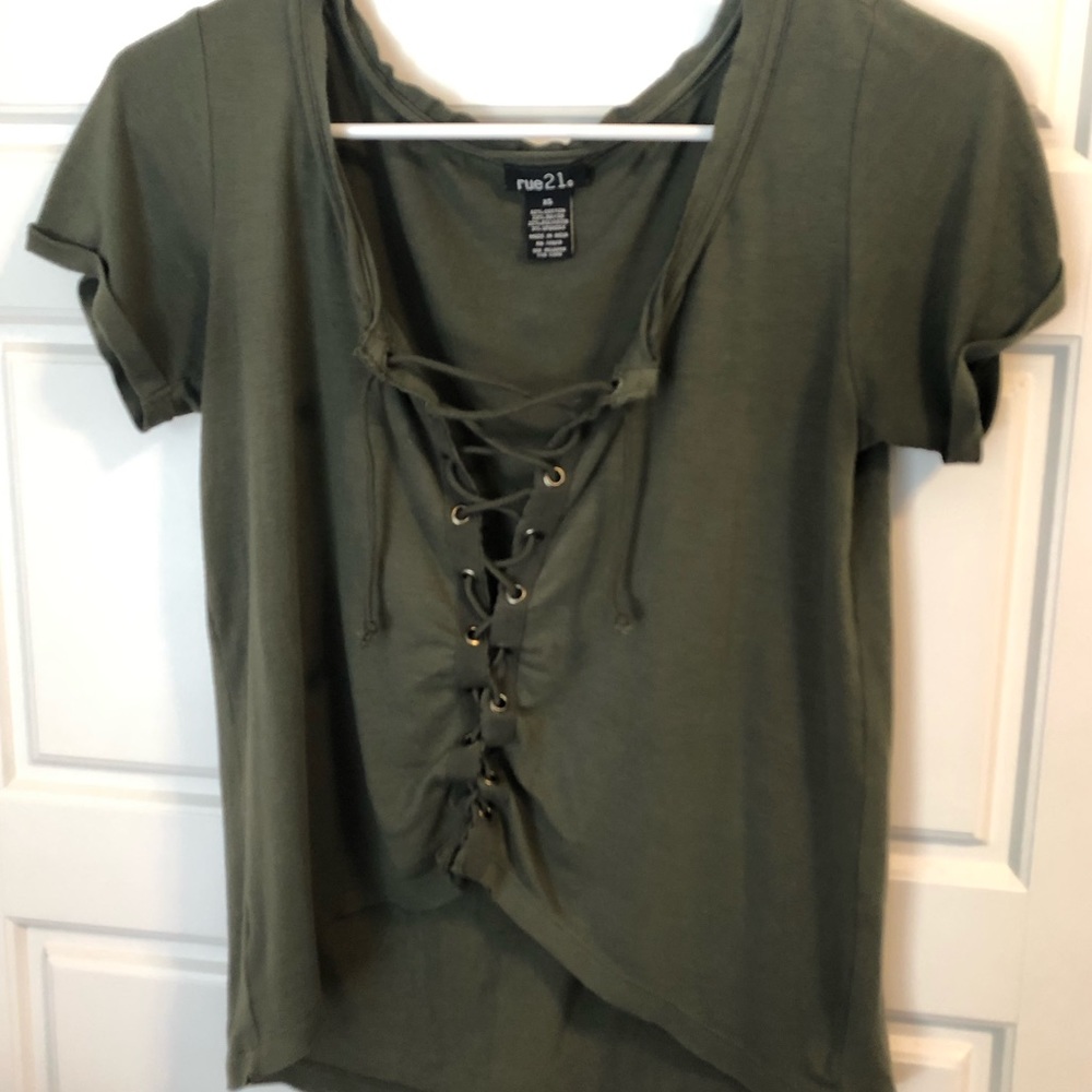 Lace-Up Tee